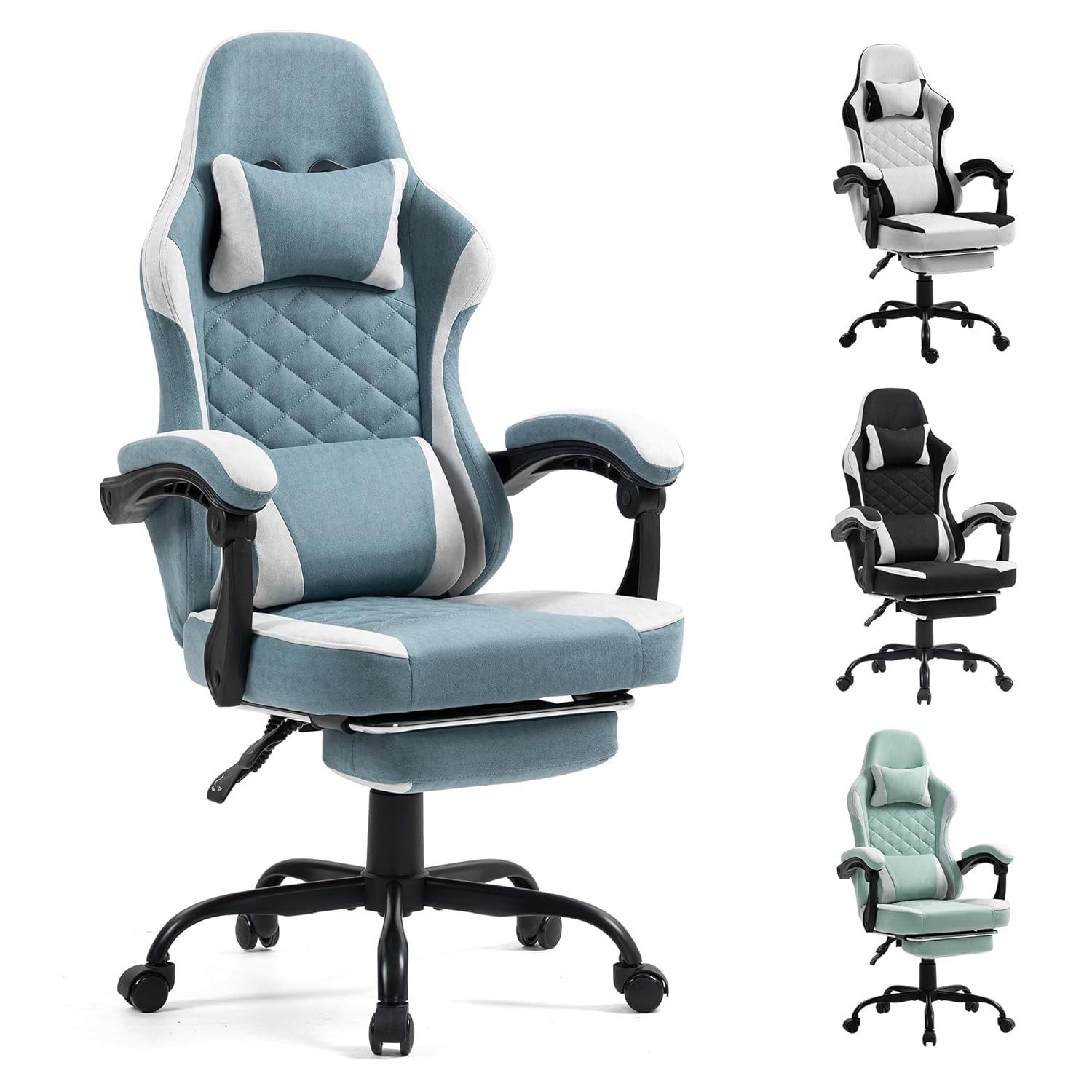 Gaming Chair with Footrest for Adults Ergonomic Gaming Chairs