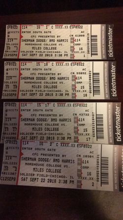 Chicago football classic tickets