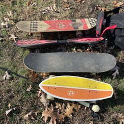 4 Skate Boards