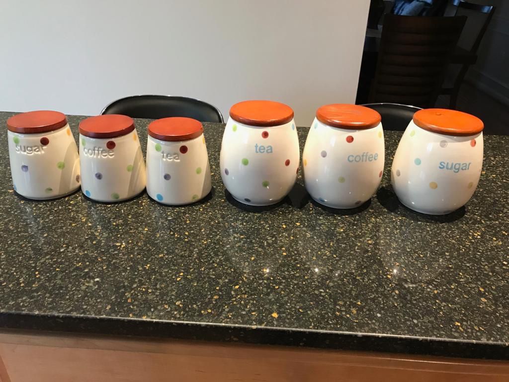 Utility Kitchen Canisters set of 6