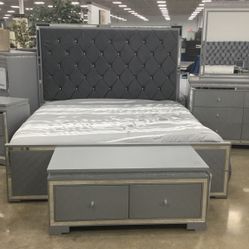 6PC Kind Bedroom Set