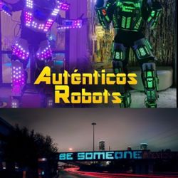 Robots Chisperos Lettras Máquina De Humo 