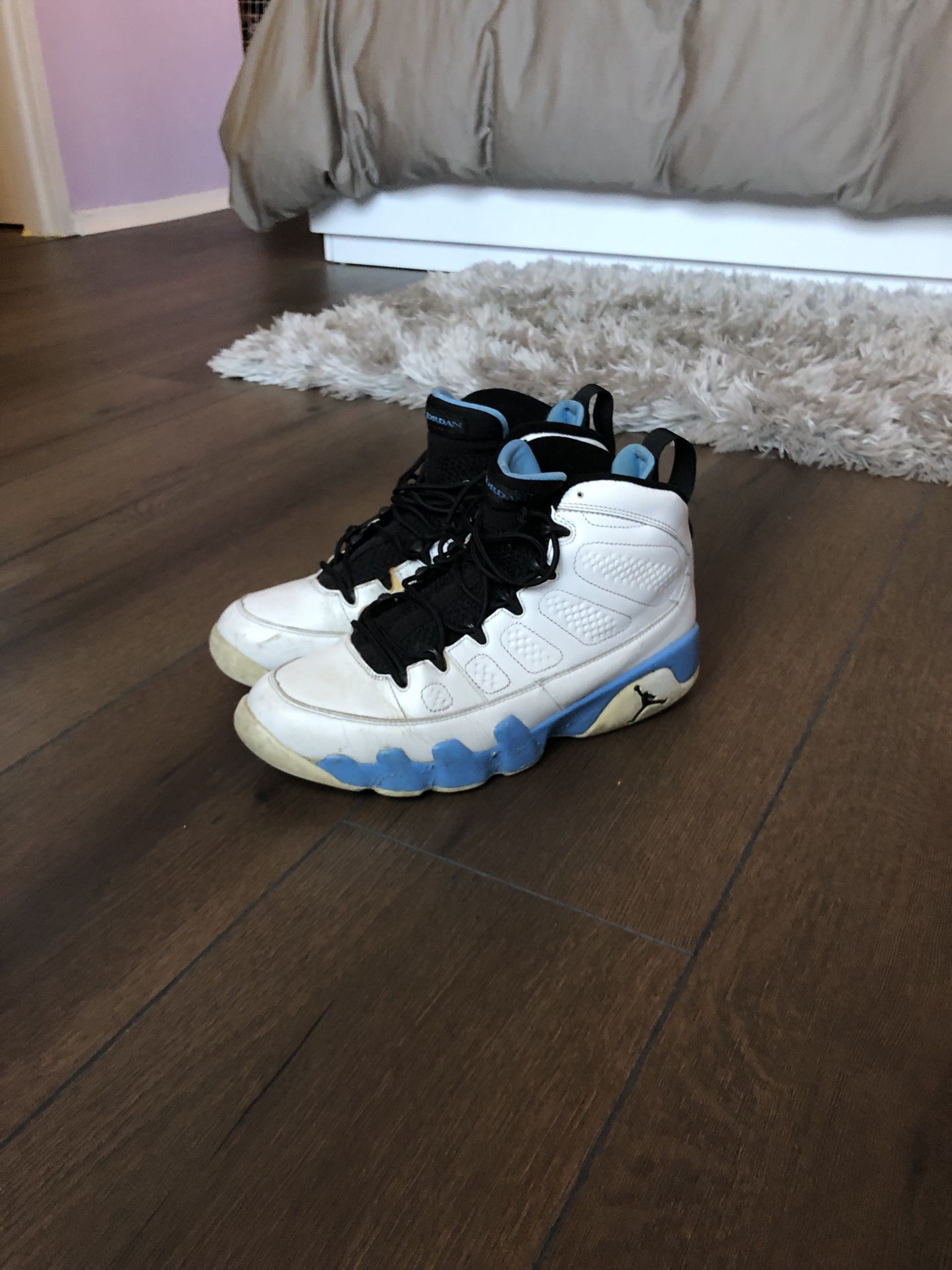 Jordan “powder blue” 9s size 9