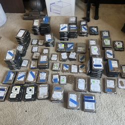 Bulk Lot of Hard Drives – 120+ Mixed HDDs – ~61+ TB Total – only $300 🔥 obo Fcfs 