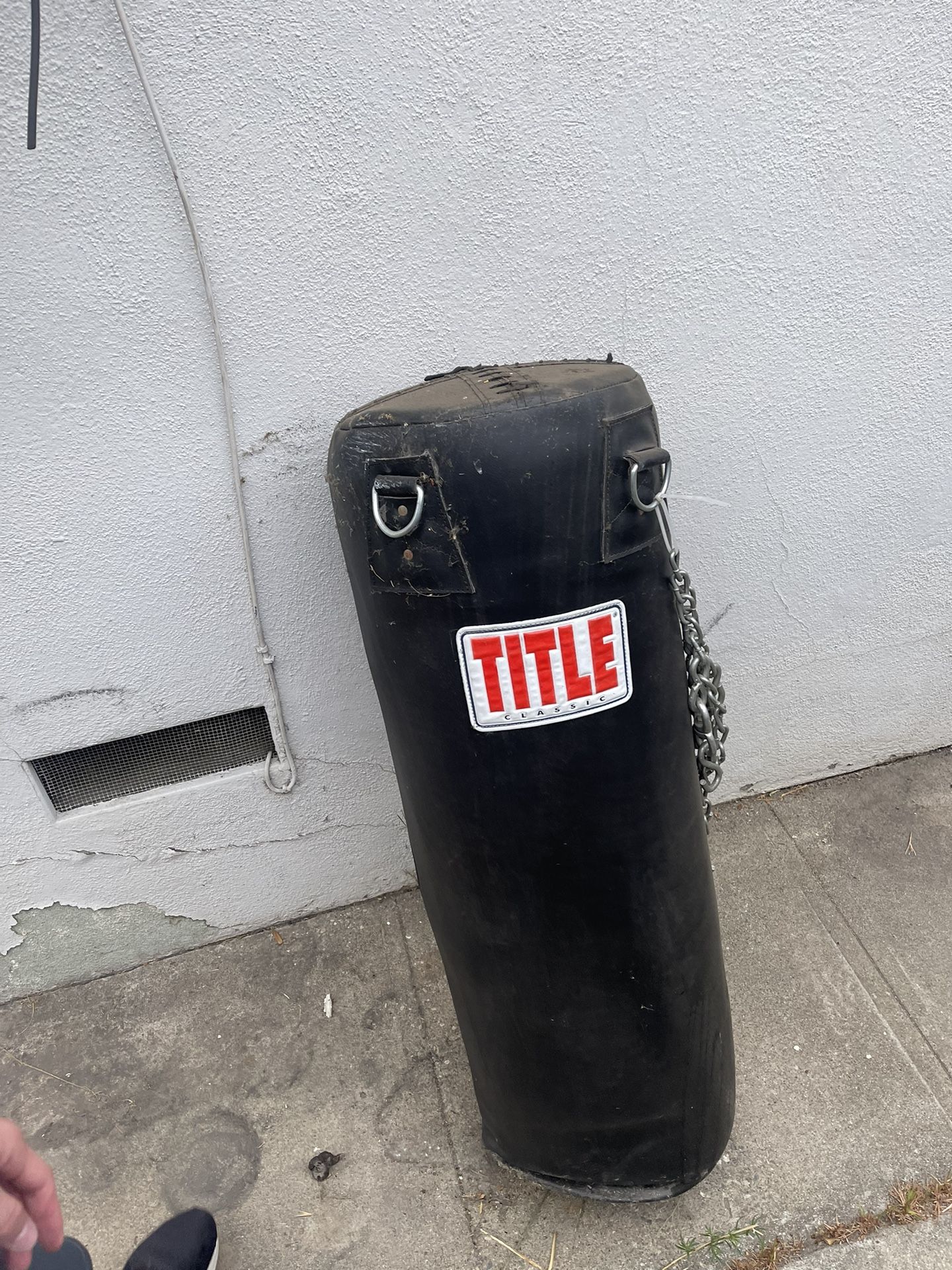 Title Punching Bag with Stand