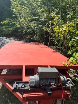 Tilt Trailer.    Shed Moving