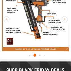 Used Working Rigid Framing Nailer