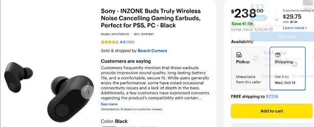 Sony inzone buds