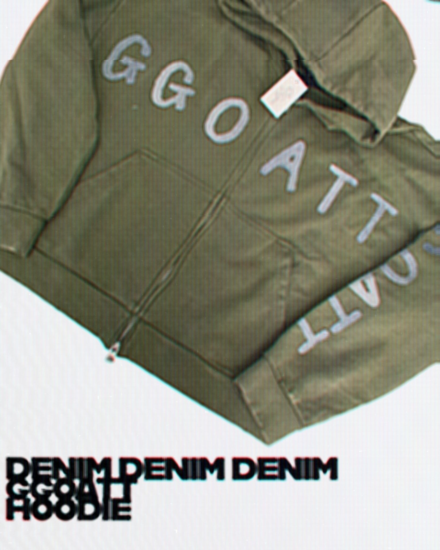 1 Of 1 GGOATT GREEN HOODIE