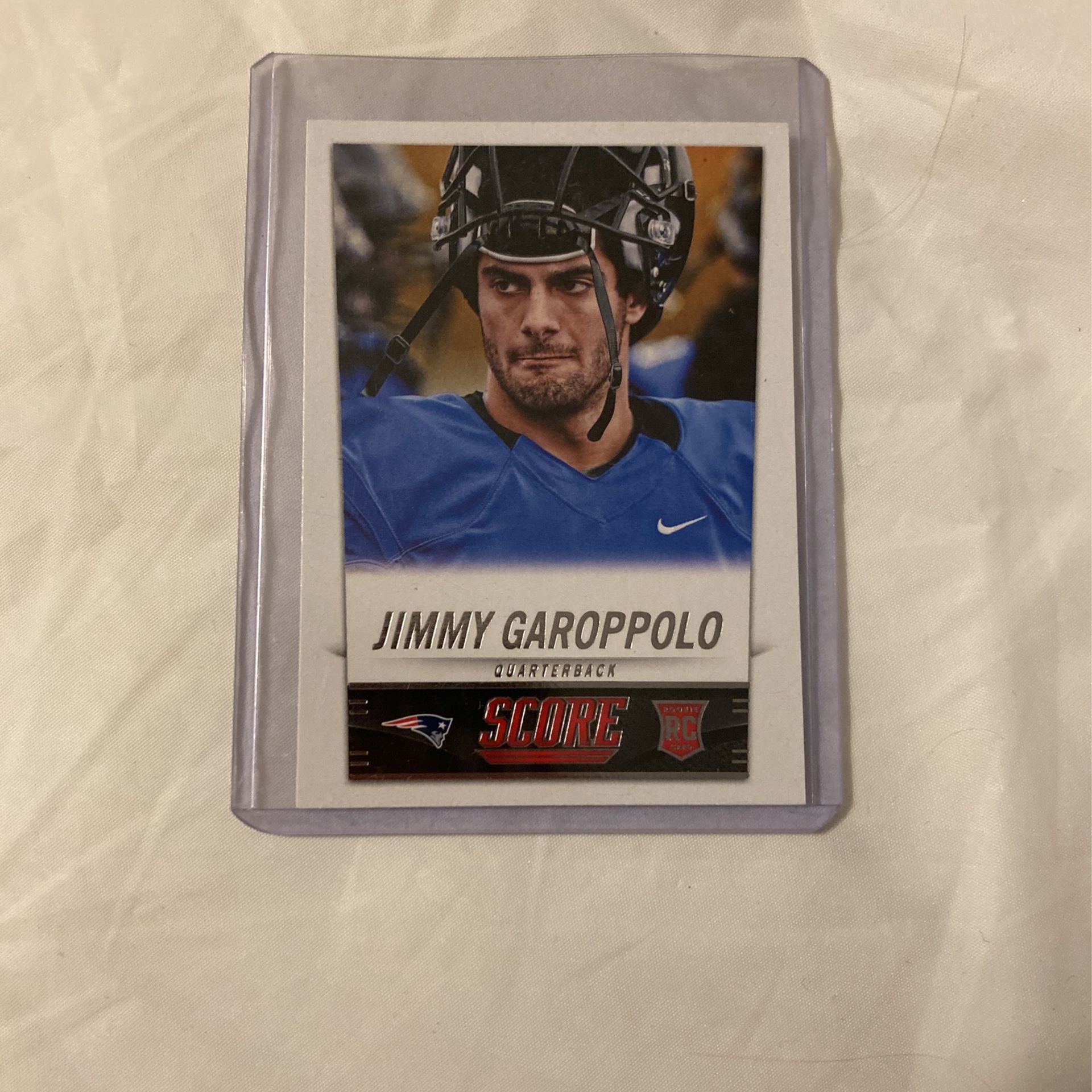 Jimmy Garoppolo football card rookie