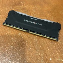Corsair Vengeance Rgb Pro 16 Gig Ram Stick (lost The Other One) 
