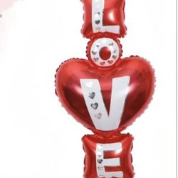 One Piece Heart Shape Foil Balloon - Party Decorations Valentine's -38 Inch Size