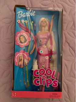 Vintage 1999 Cool Clips Barbie Doll