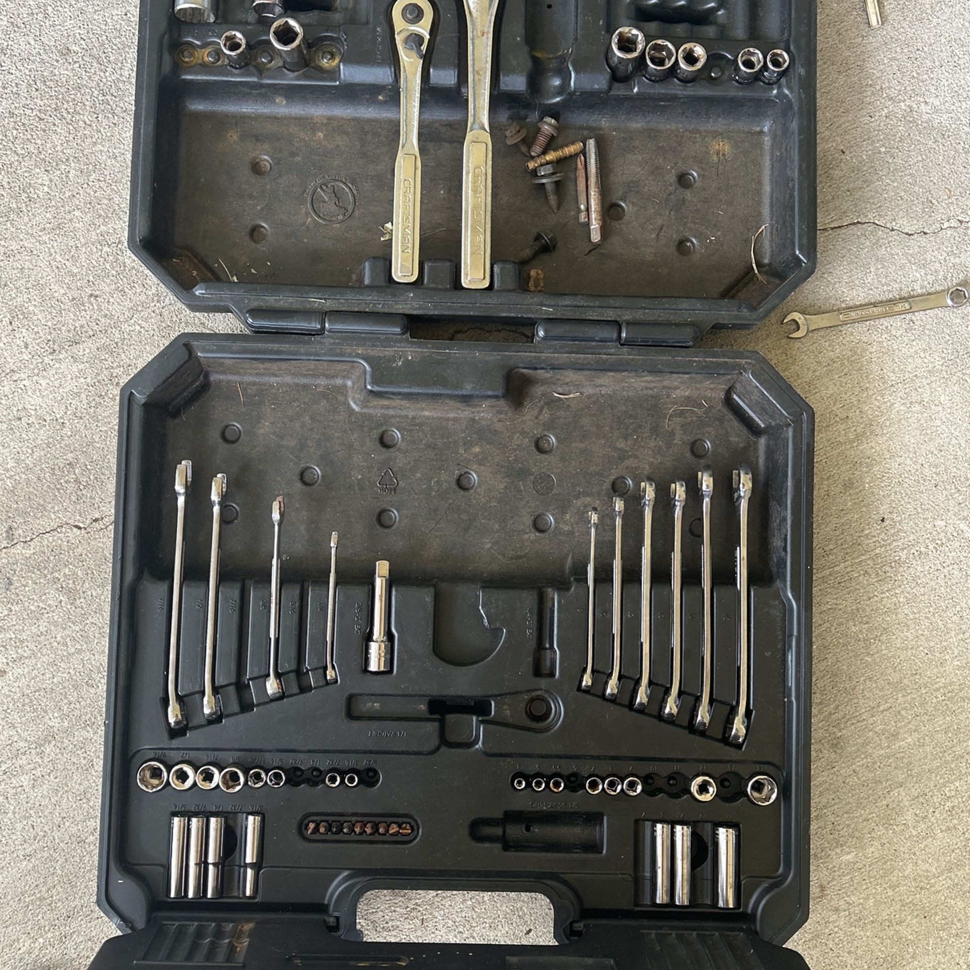 Craftsman Mechanic Tool Set And Box, Ratchet And Socket Sets Etc