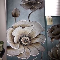 Pictures And Clock, Rhinestone Frame 