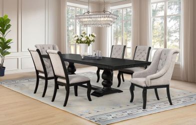 6PC Dinning Set with table and 6 chairs
