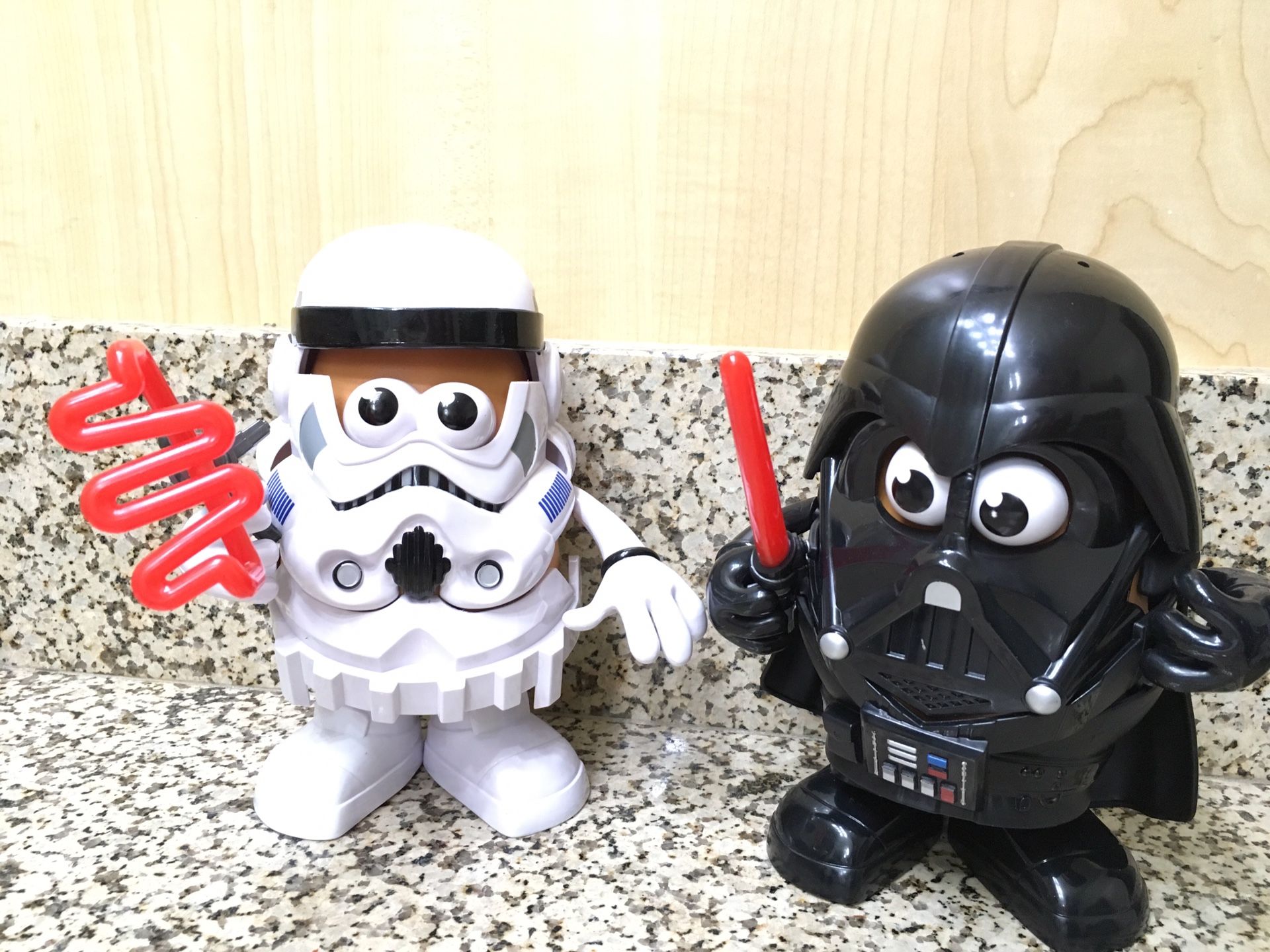 Collectable Playskool Star Wars Mr Potato Head Lot Darth Vader $42.00!!