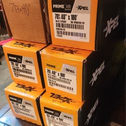 Window Tint - Lot Of End Rolls In Boxes  -  Llumar 6ftx40" 40%, Xpel 5ftx40" 70%