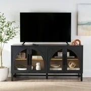 Better Homes & Gardens Juliet Arch TV Stand for TVs up to 65", Black Wood Finish