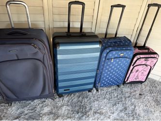 Suitcases large $25 medium $23 small $20 (whit 4 wheels??