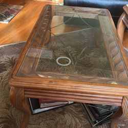Living room table set three pieces