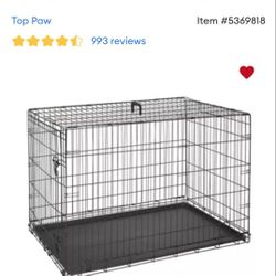 Top Paw, Dog Crate Xlarge