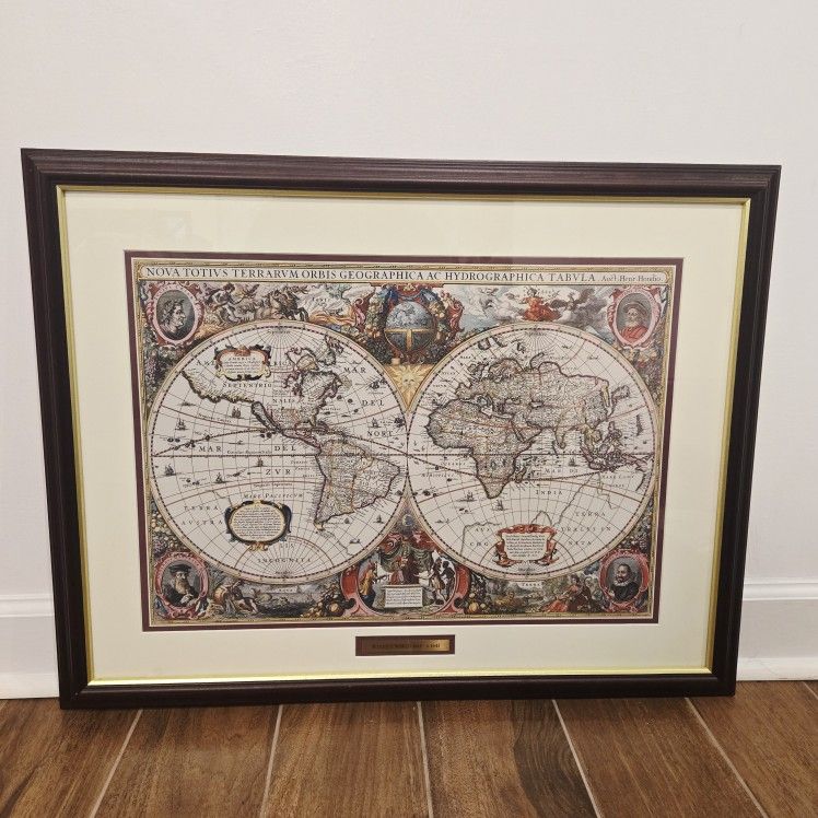 Hondius World Map c.1641