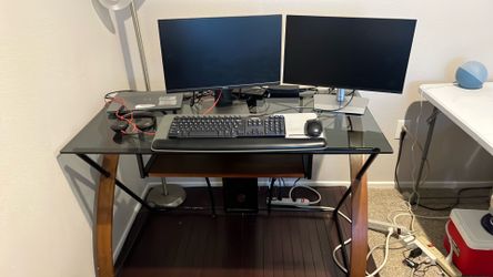 Glass Desk