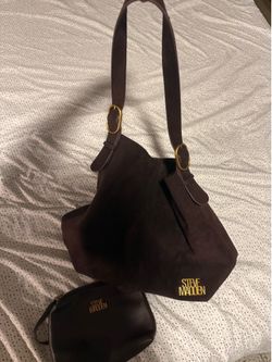 brown steve madden purse