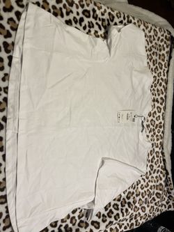 white woman shirt .