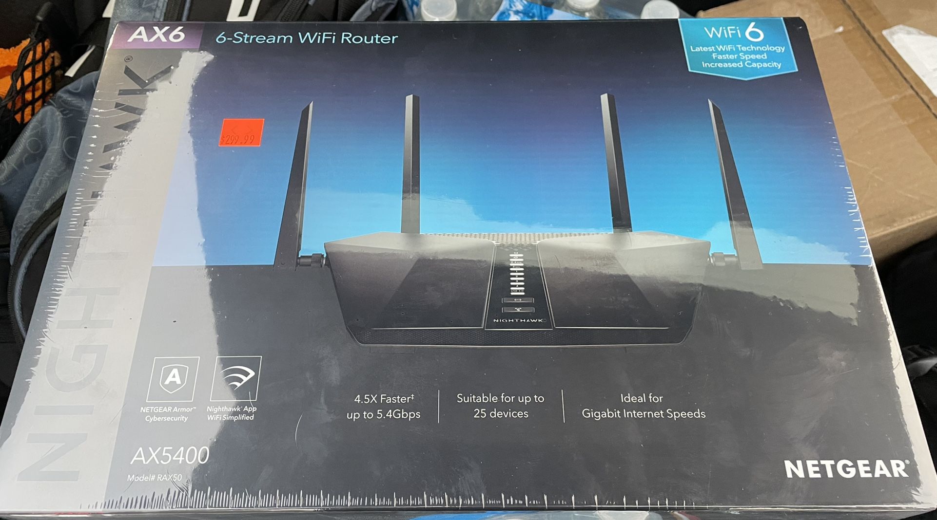 BRAND NEW NETGEAR NIGHTWALK AX 5400 ROUTER FOR SALE