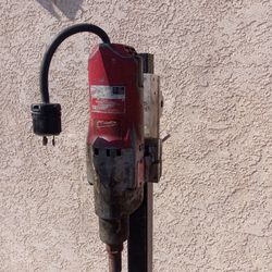 Milwaukee Core Drill And Stand 
