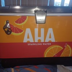Very Rare Special Aha Sparkling Water Edition Igloo Cooler