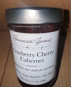 Bonnie's Jams Cranberry Cherry Cabernet Conserve