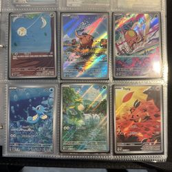 Pokemon Card Lot 6x Mint AR/SR Full Art Japanese 