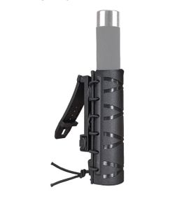 Universal Baton Holder for Duty Belt, 21" to 26" Telescopic/Expandable Baton Holster with 360° Rotatable Belt Clip, Molle Baton Pouch for Police LE Se