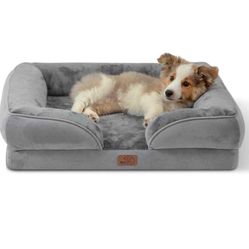 Orthopedic Dog Bed Medium Size Dogs - Washable Medium Dog Bed Waterproof, Comfort Pet Couch with Washable Removable Cover, Supportive Foam Pet