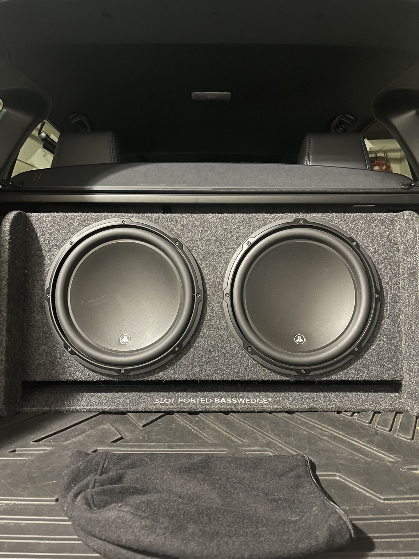 JL Audio Dual 12 Inch W3 Subwoofers In A SlotPorted Box for Sale in