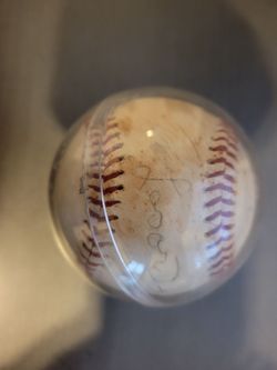 Tommy Lasorda Los Angeles Dodgers HOF Signed Autographed game used Baseball.
