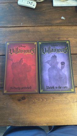 Disney Villainous Board Games Wicked To The Core and Perfectly Wretched