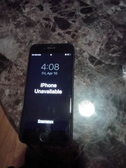 iPhone 7 says iPhone unavailable