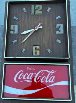 Coca Cola clock