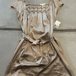WOVEN TOP/TUNICS TAUPE size M