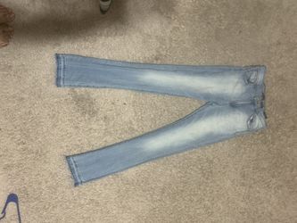 Stone Washed Stack Jeans