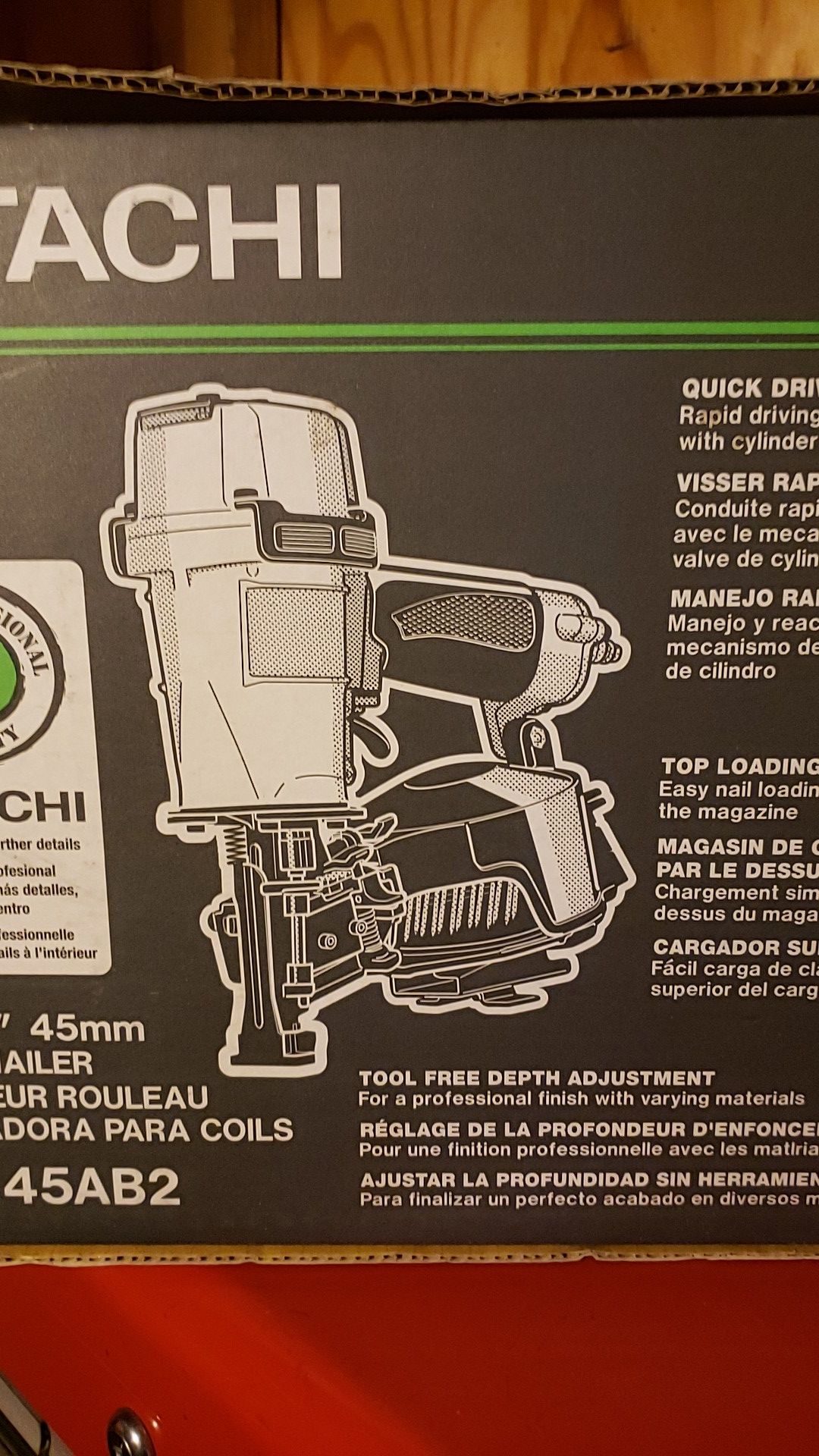 Hitachi nail gun