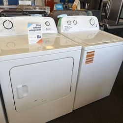 Amana electric washer and dryer set (NEW W/WARRANTY)