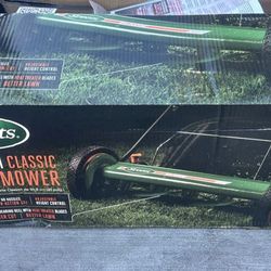 Scotts 20 in. Manual Walk Behind Reel Lawn Mower, Includes Grass Catcher