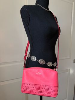 Kate Spade Pink Leather Crossbody Bag