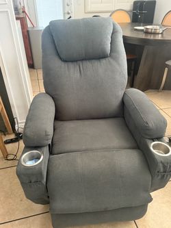 Power Lift Recliner Chair with Massage and Heat for Elderly