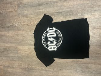 AC/DC Back in Black World Tour 1(contact info removed) Graphic tee